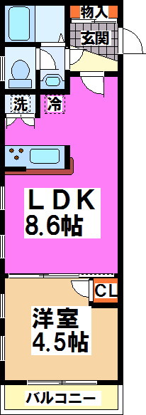ビバリーホームズ笹塚 間取り