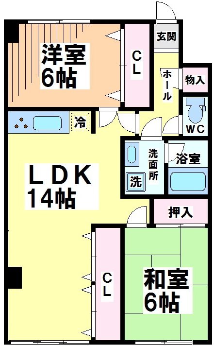 東京都杉並区浜田山２丁目 間取り