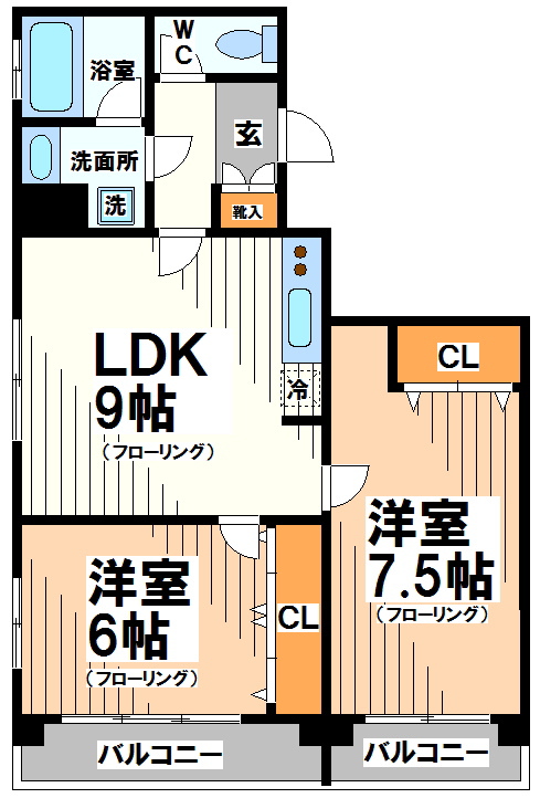 東京都世田谷区代田４丁目 間取り