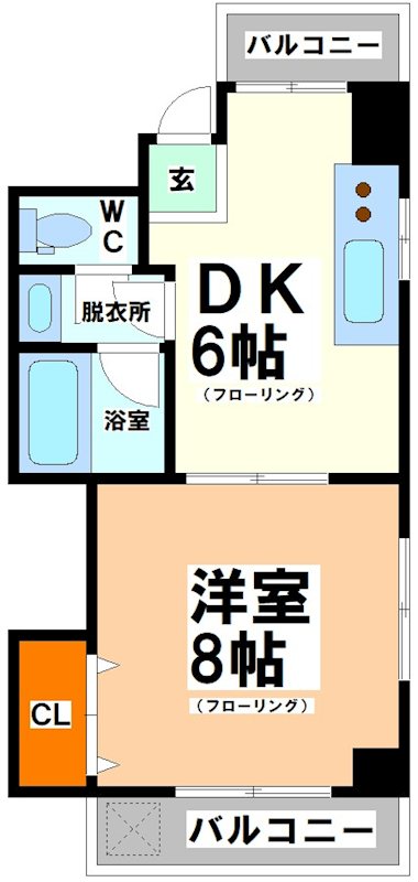 東京都渋谷区西原１丁目 間取り