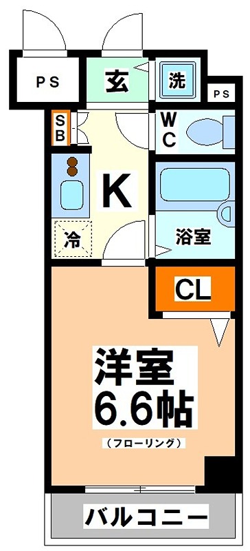 トーシンフェニックス笹塚駅前弐番館 間取り