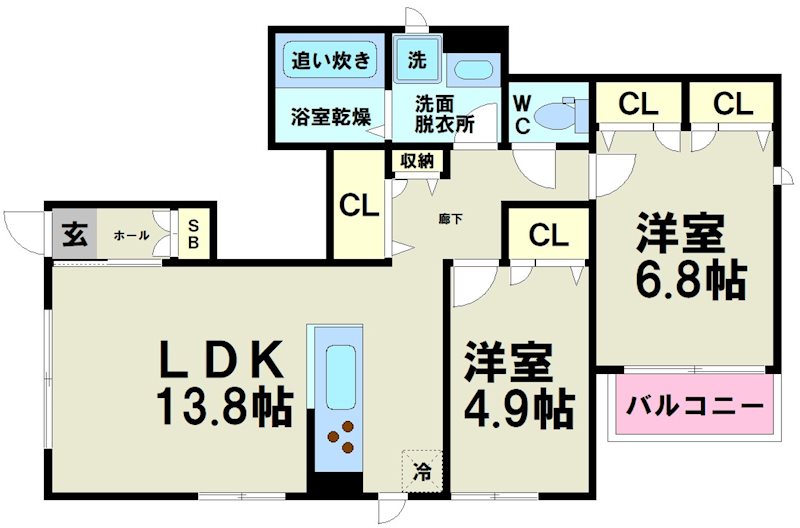 東京都中野区南台４丁目 間取り