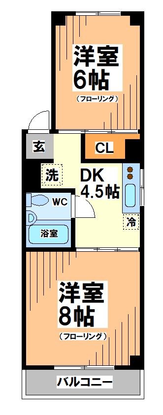 東京都渋谷区笹塚３丁目 間取り