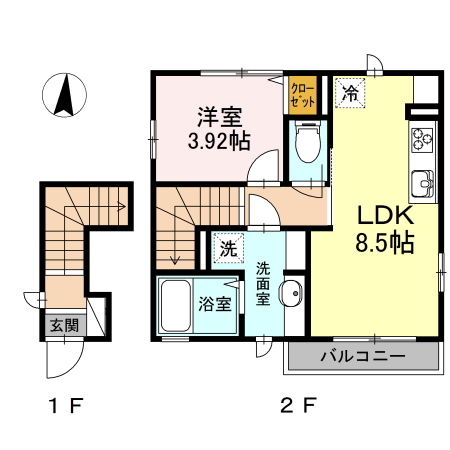 東京都渋谷区初台２丁目 間取り