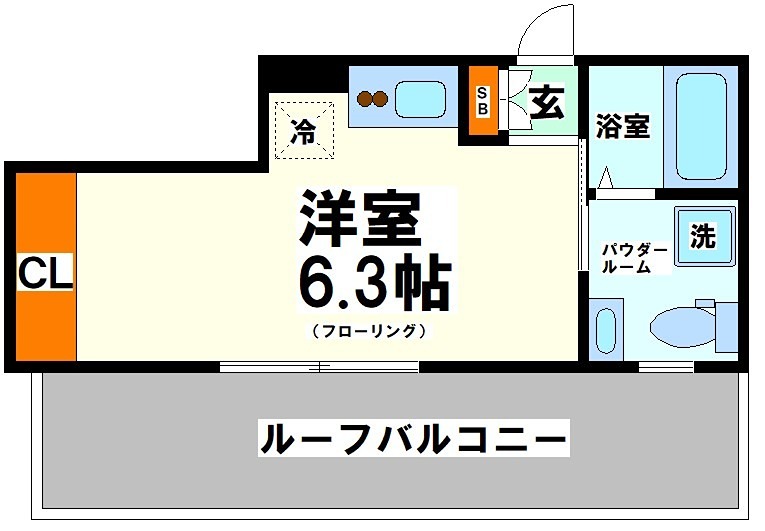 東京都渋谷区幡ヶ谷２丁目 間取り