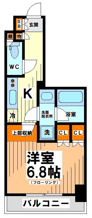 東京都渋谷区幡ヶ谷１丁目 間取り
