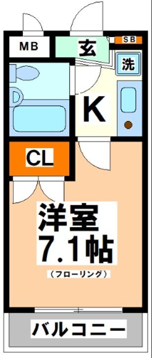 東京都中野区南台５丁目 間取り