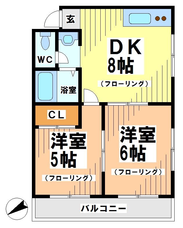 東京都杉並区浜田山４丁目 間取り