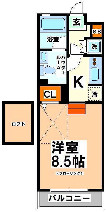 東京都杉並区方南１丁目 間取り