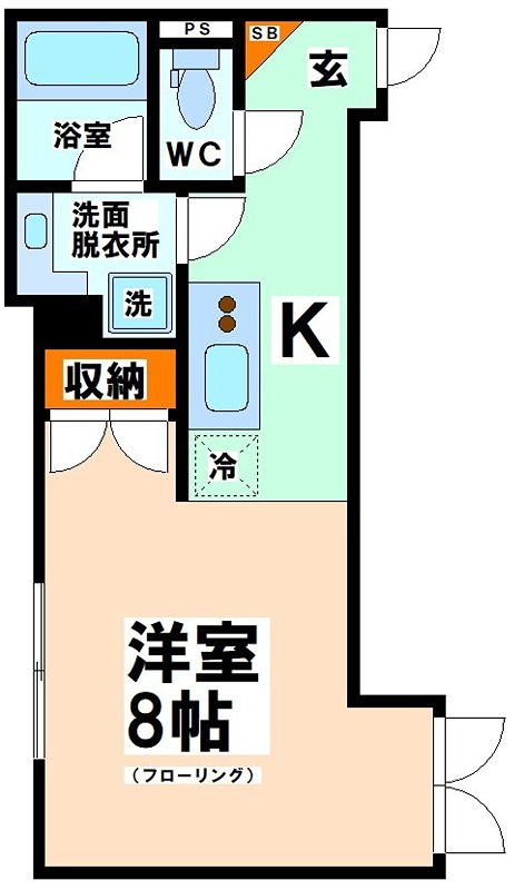 東京都渋谷区本町６丁目 間取り
