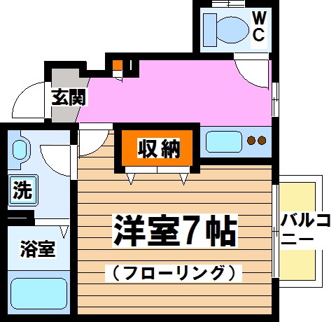東京都渋谷区幡ヶ谷１丁目 間取り