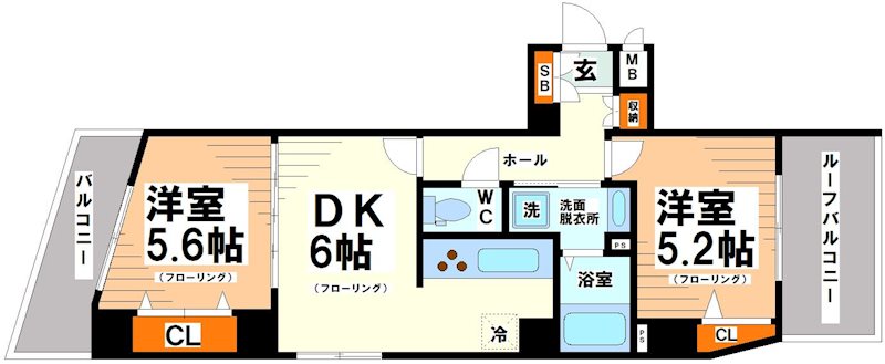 東京都杉並区方南１丁目 間取り