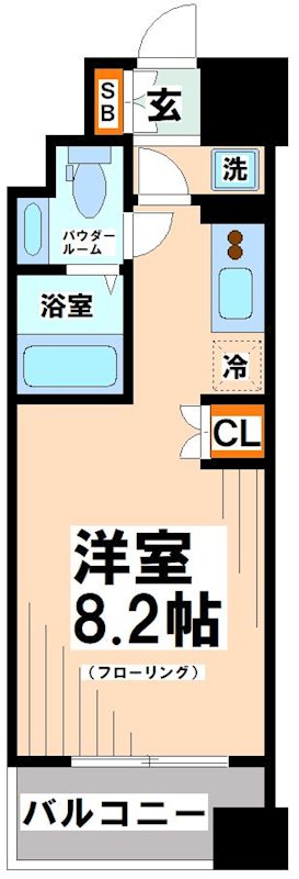 東京都渋谷区幡ヶ谷３丁目 間取り