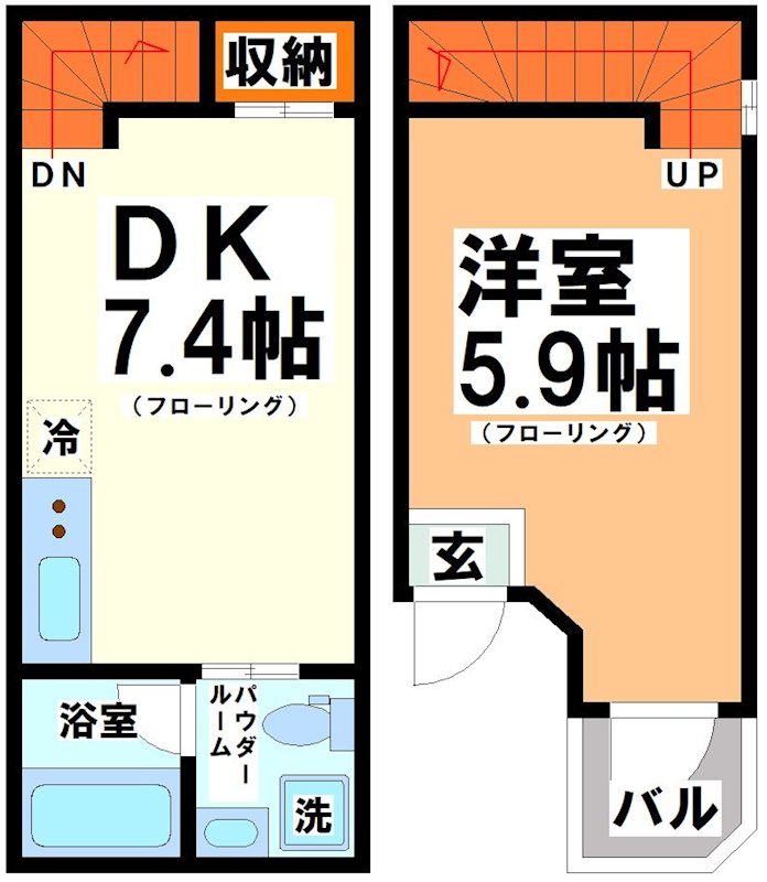 東京都渋谷区本町１丁目 間取り