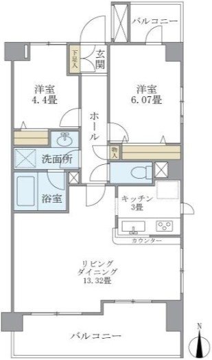 東京都杉並区高井戸東３丁目 間取り