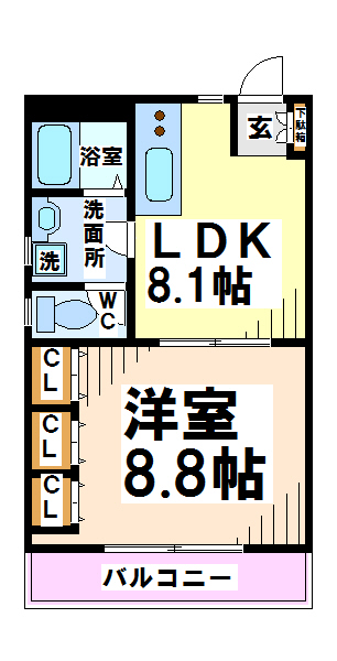東京都世田谷区松原２丁目 間取り