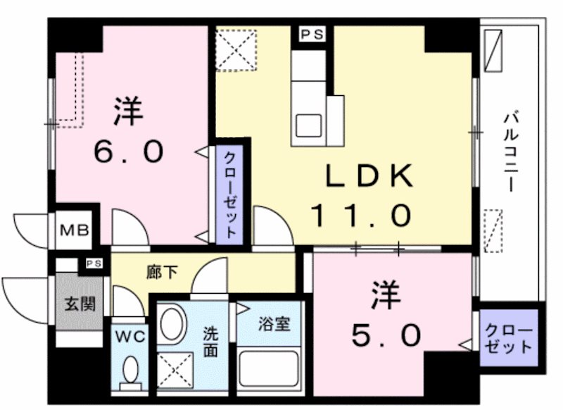 東京都杉並区下高井戸１丁目 間取り