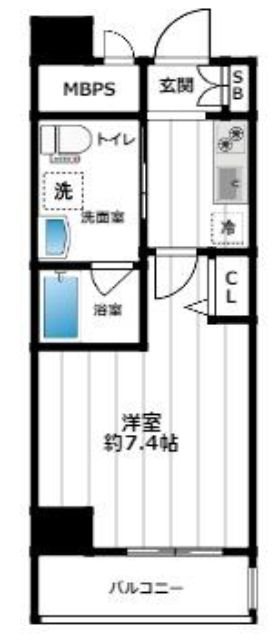 東京都渋谷区幡ヶ谷２丁目 間取り