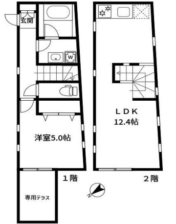 東京都杉並区西荻北３丁目 間取り