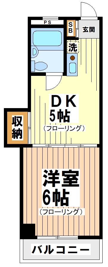 東京都渋谷区西原１丁目 間取り