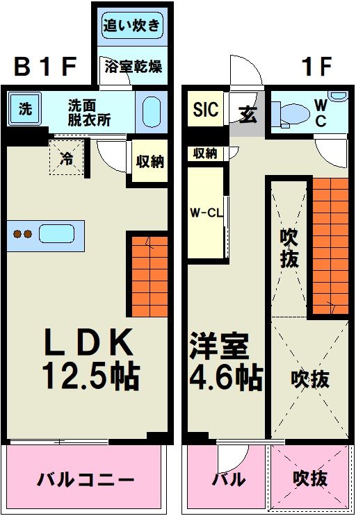 東京都渋谷区西原２丁目 間取り