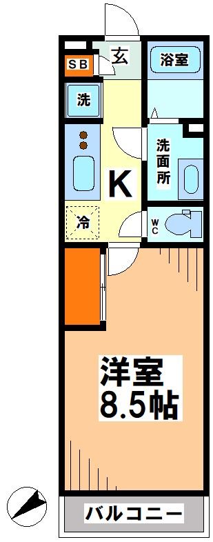 東京都杉並区方南１丁目 間取り