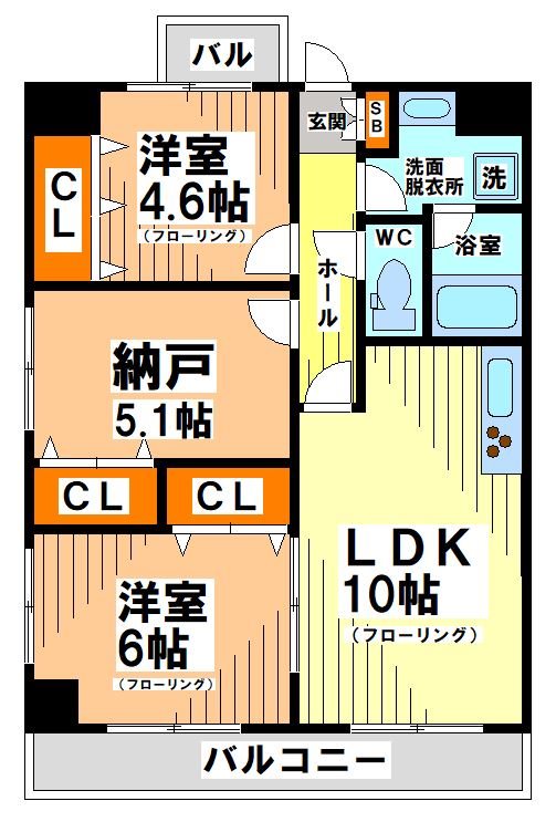 東京都渋谷区本町５丁目 間取り