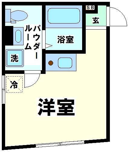 東京都渋谷区幡ヶ谷２丁目 間取り