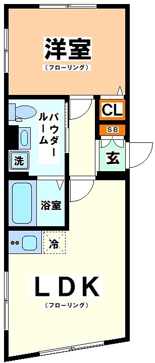 東京都渋谷区幡ヶ谷２丁目 間取り