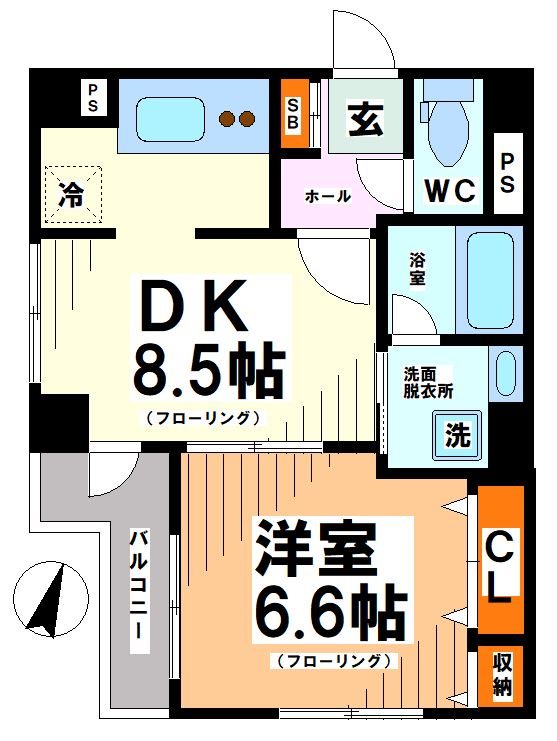 東京都渋谷区本町５丁目 間取り
