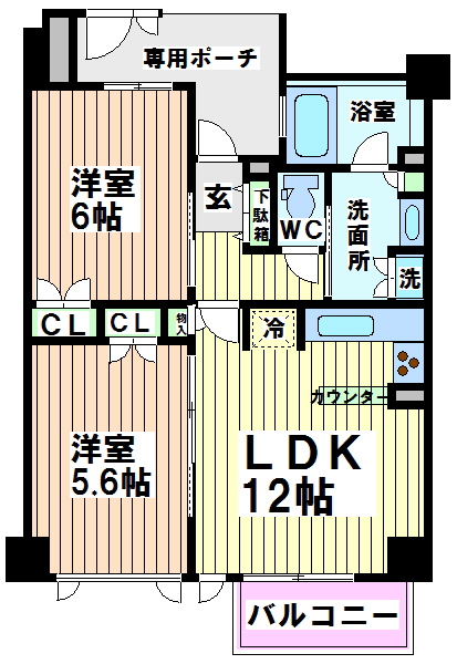 東京都世田谷区松原３丁目 間取り