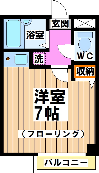 東京都渋谷区幡ヶ谷３丁目 間取り