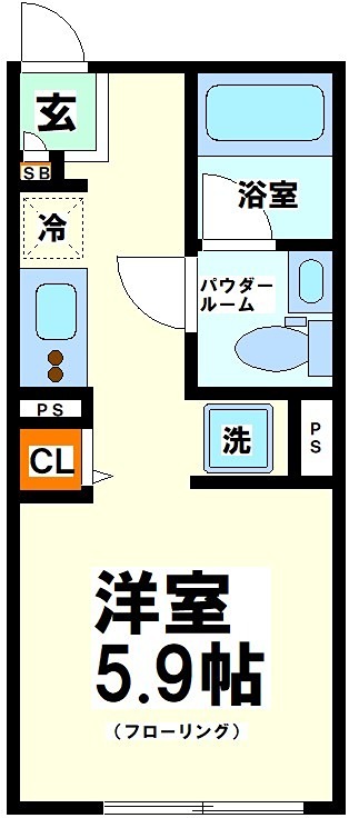東京都渋谷区幡ヶ谷３丁目 間取り