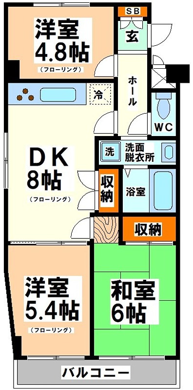 東京都渋谷区初台１丁目 間取り