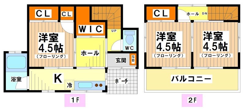 東京都渋谷区幡ヶ谷３丁目 間取り