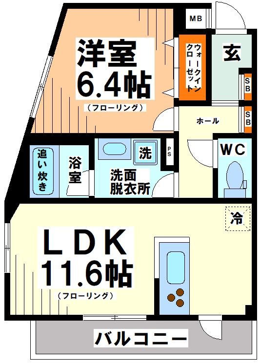 東京都中野区南台５丁目 間取り
