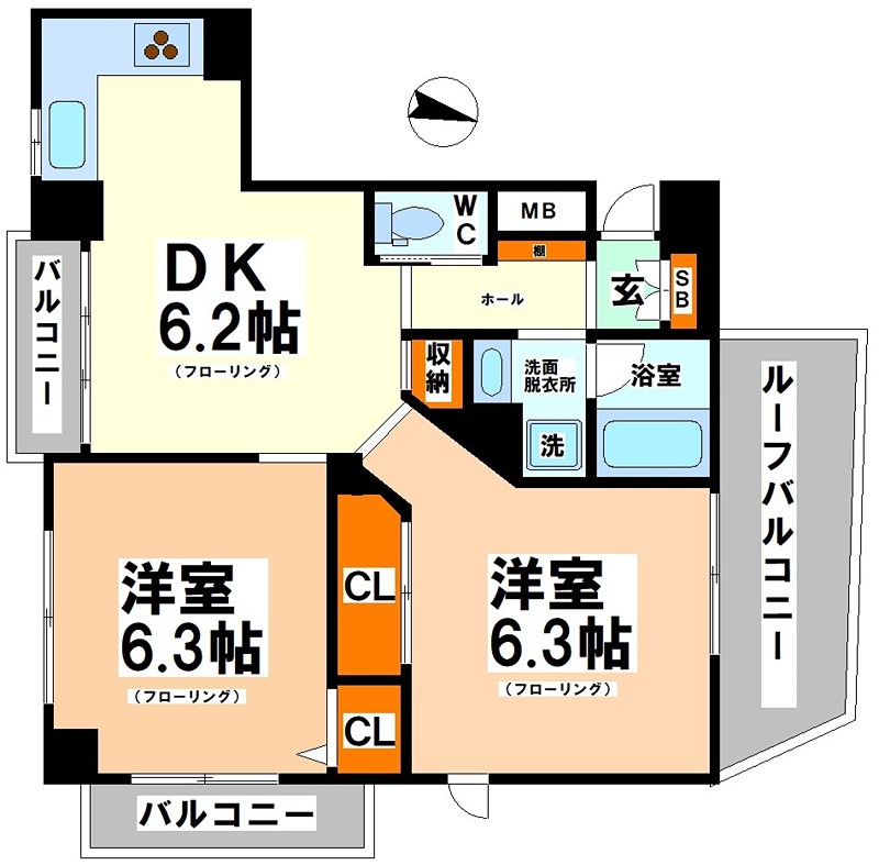 東京都渋谷区本町６丁目 間取り