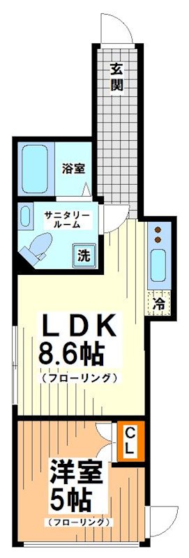 東京都世田谷区大原１丁目 間取り