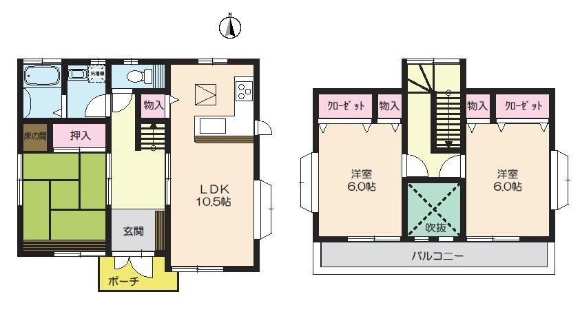 寺尾小泉貸家 間取り
