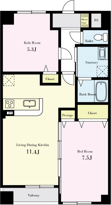 ＴＥＲＡＯ　ＧＡＲＤＥＮ　シグマ１  間取り