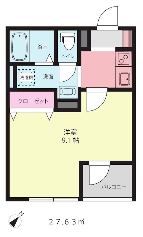 Ｌａ　ｃｏｎｆｏｌｅ 間取り