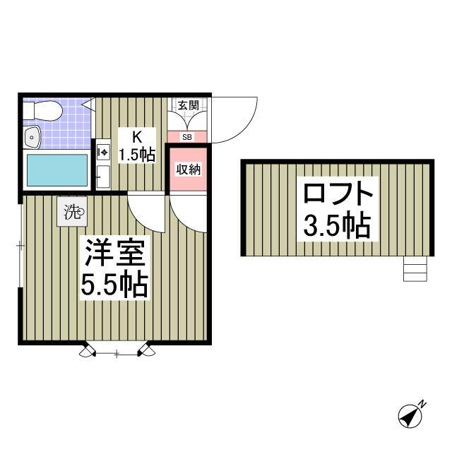 埼玉県坂戸市仲町 間取り