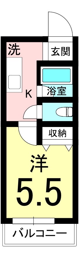 秋山ハイツ 間取り