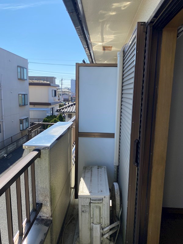 秋山ハイツ ベランダ