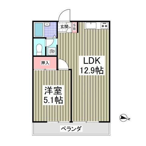 ＩＺＵＭＩＸ・２Ｂ  間取り