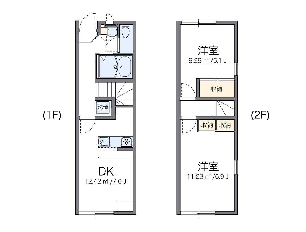 レオパレス柳戸 間取り