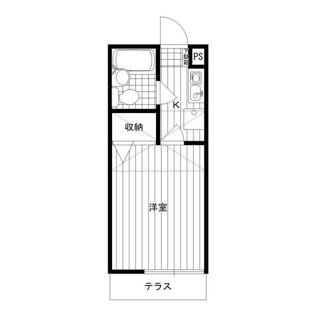 シティパレス中富Ⅱ 間取り