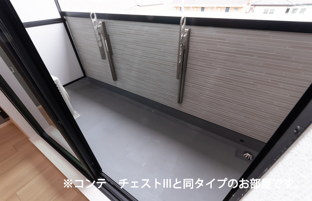 ヒカルサ熊谷大原 ベランダ