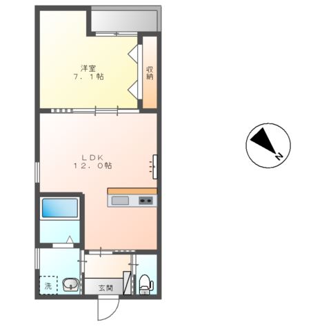 パーシモンズ　テラス 間取り