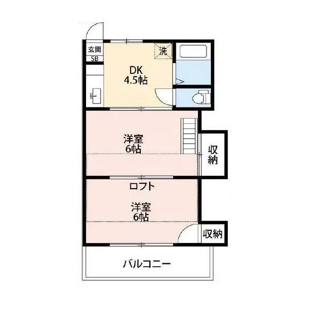 ｂ’ＣＡＳＡ東松山Ⅲｒｅ－ｂｏｒｎ 間取り